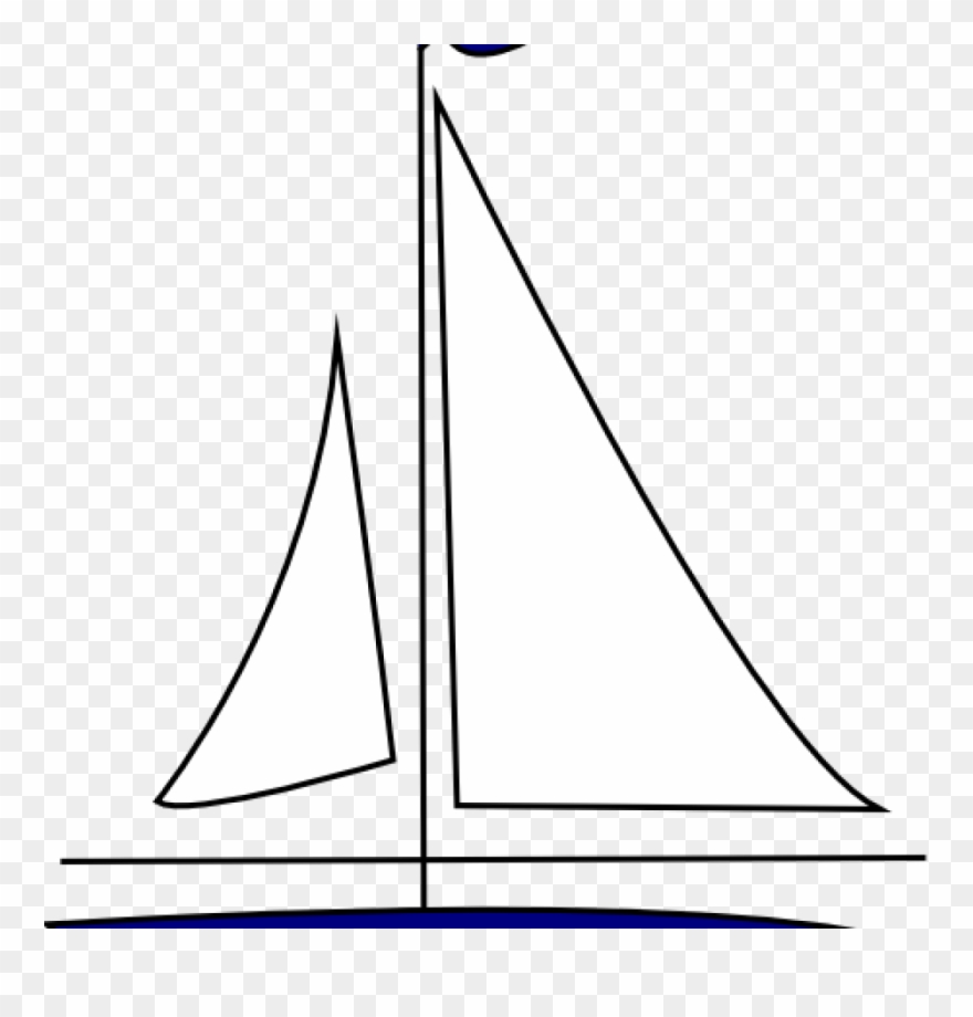 Sailboat Clip Art Free Free Sailboat Clipart Plant - Boat - Png Download