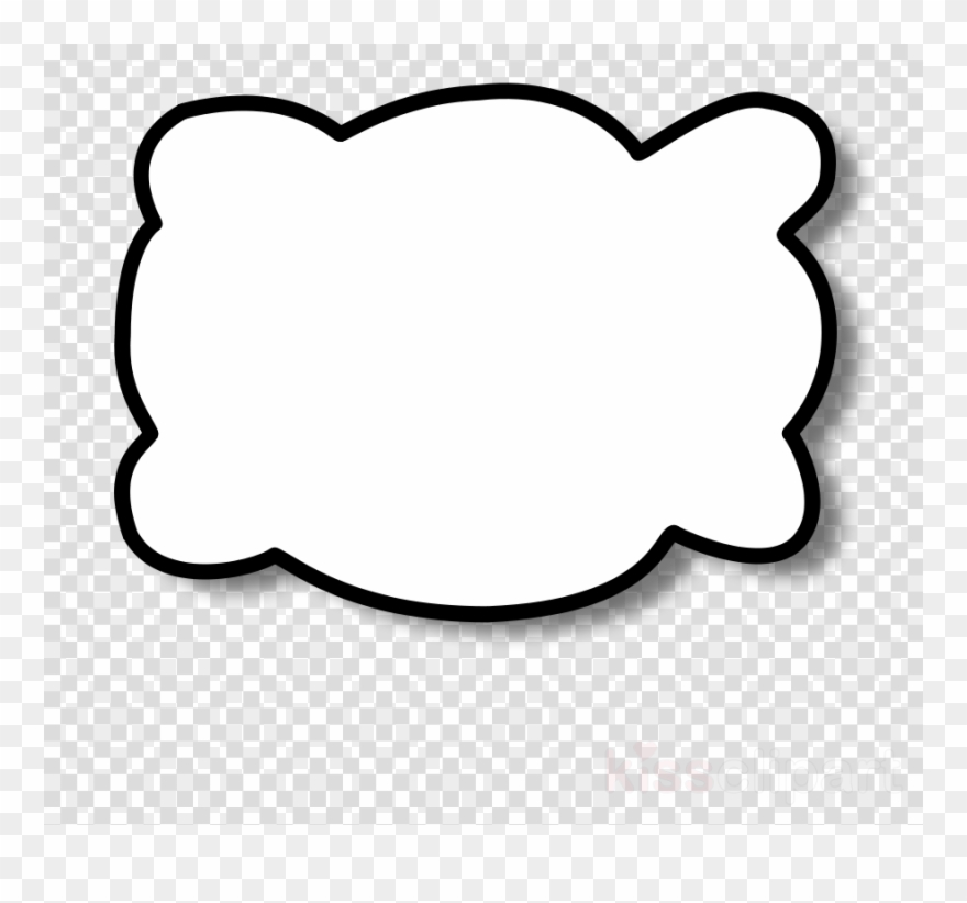 Cloud Clip Art Clipart Callout Speech Balloon Clip - Signo Mas Fondo Transparente - Png Download