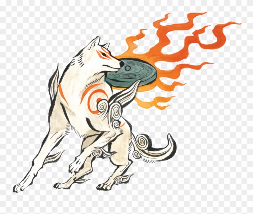 Granted, She's Not Really A Dog Or A Wolf And More - Okami Amaterasu Clipart