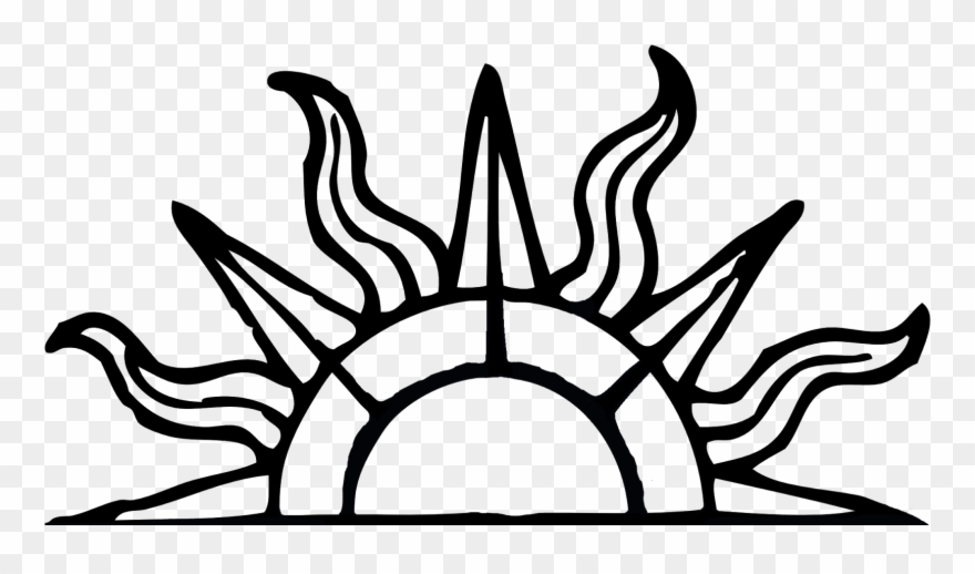 Symbol Of Alathea - Sun Drawing Clipart