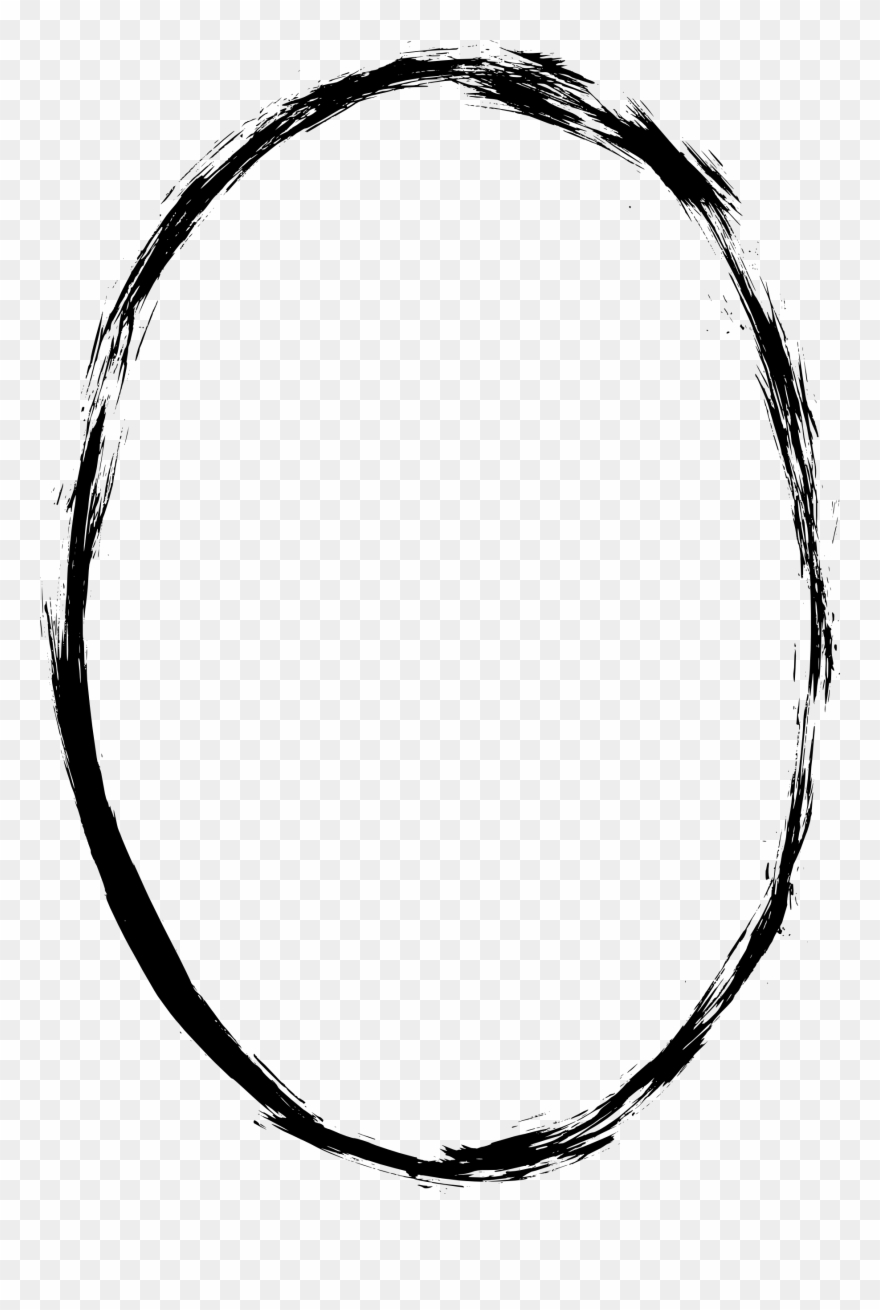 Oval Outline Clip Art At Clker Com - Png Download