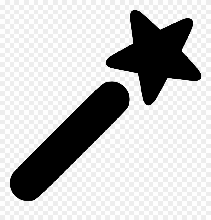 Magic Wand Star Wizard Comments - Magician Clipart