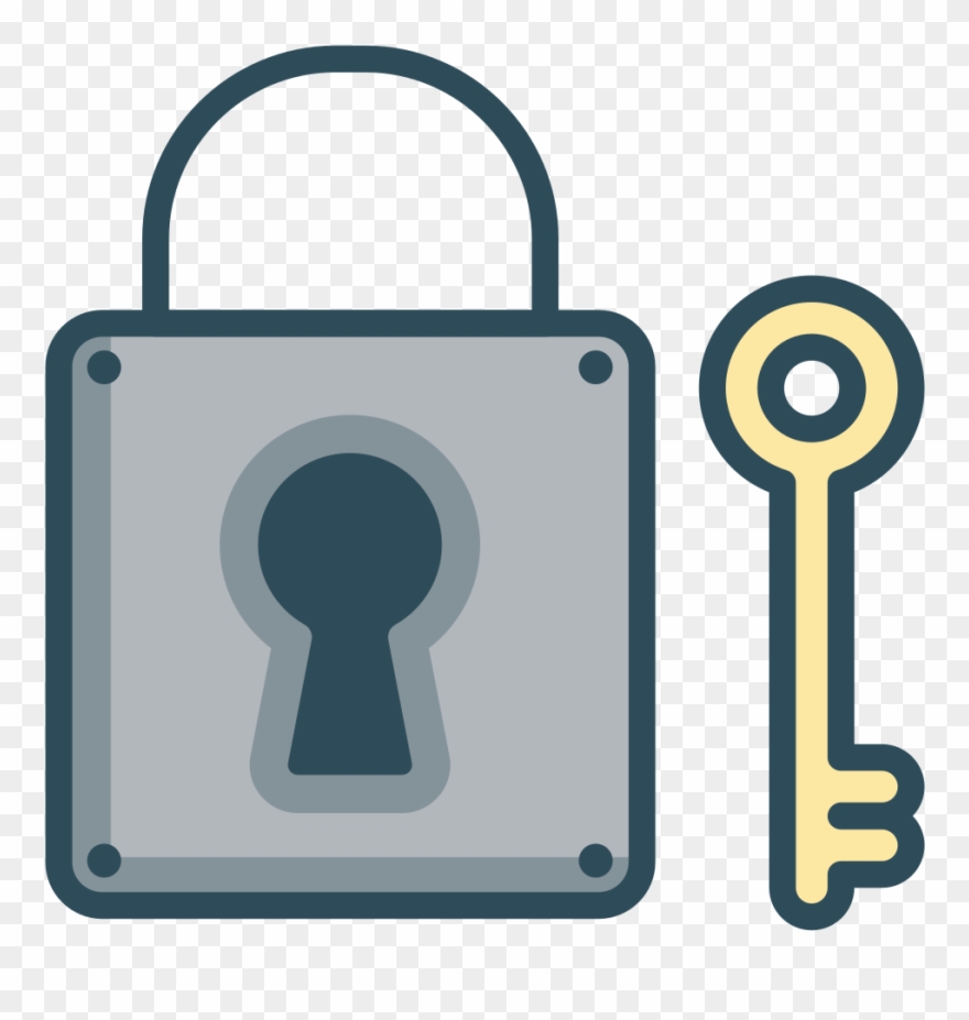 Download Svg Download Png - Chave E Fechadura Icon Clipart