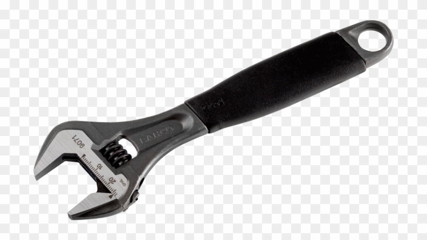 90 Series Adjustable Wrench - Bahco San 9070 Clipart