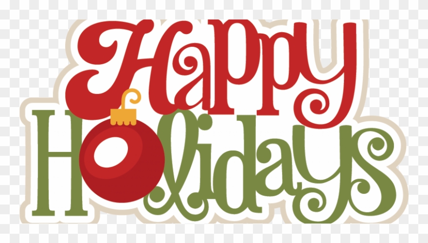 Transparent Happy Holidays Clipart - Png Download