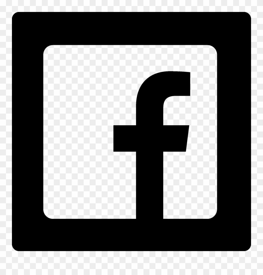 Facebook Branding Black Clipart