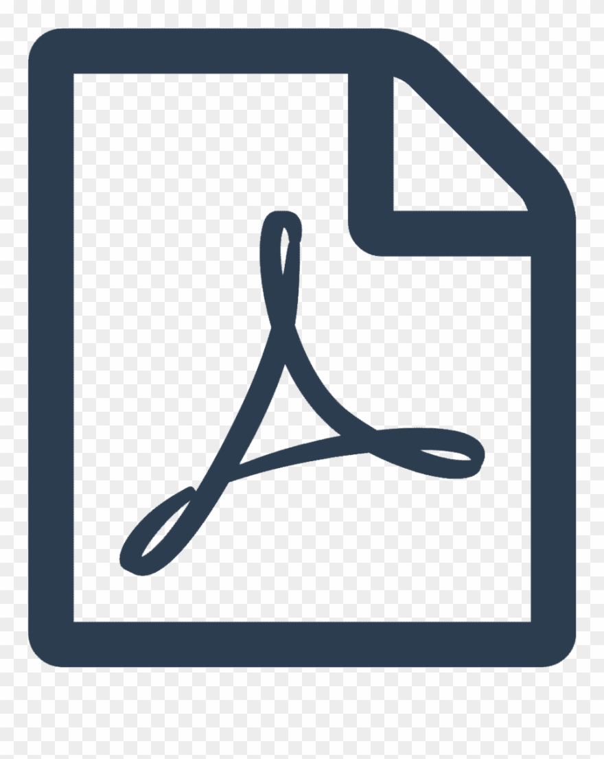 Newsletters - Font Awesome Pdf Icon Clipart
