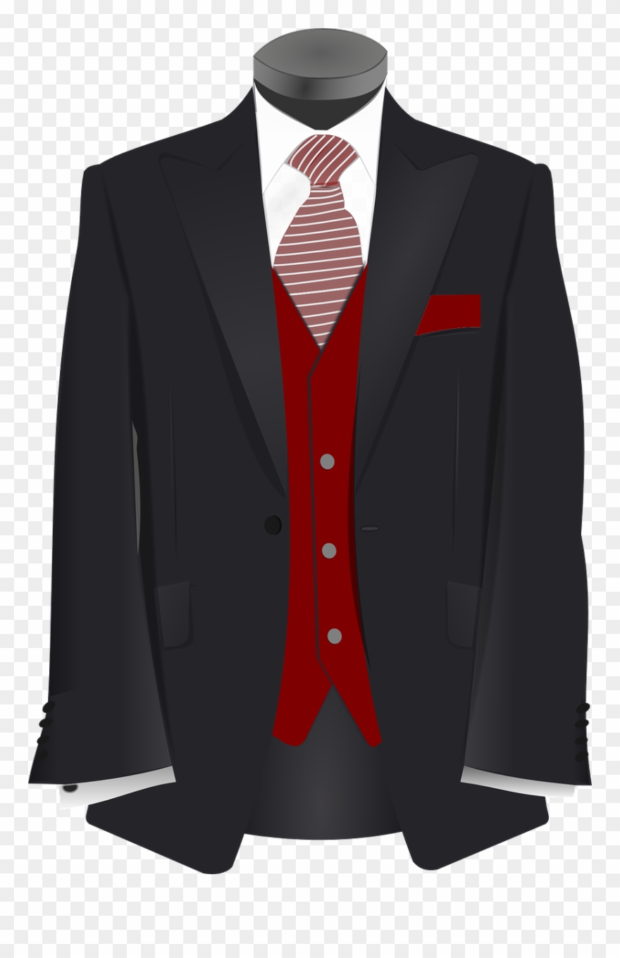 Tuxedo, Suit, Tie, Black, Maroon, Red, Wedding, Groom - Handmade Civil Wedding Cards Clipart