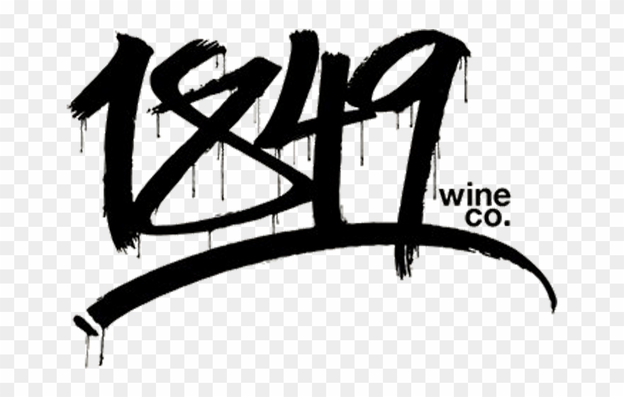 1849 Wine Co - Calligraphy Clipart