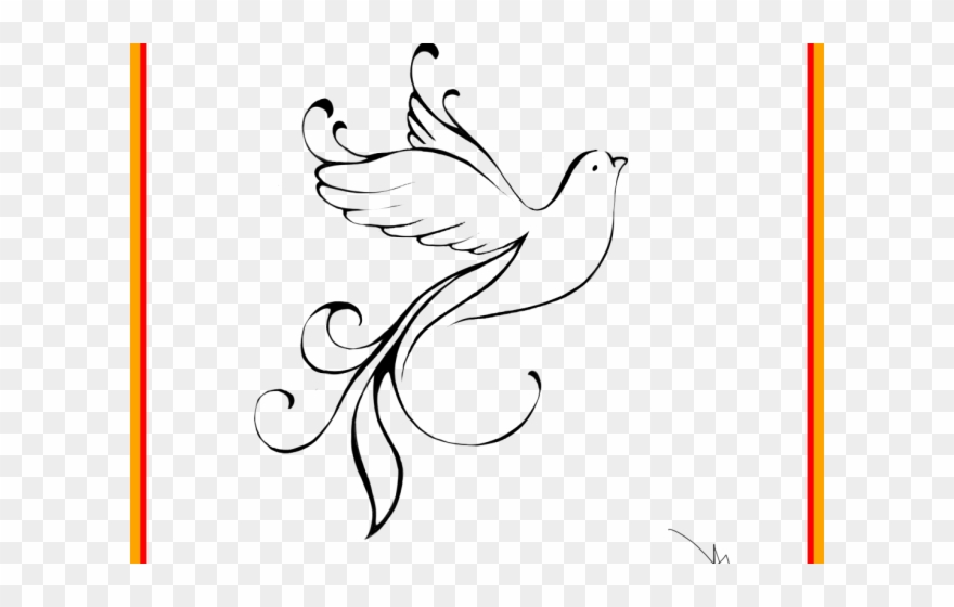 Peace Dove Clipart Kalapati - Tattoo Colombe Design - Png Download