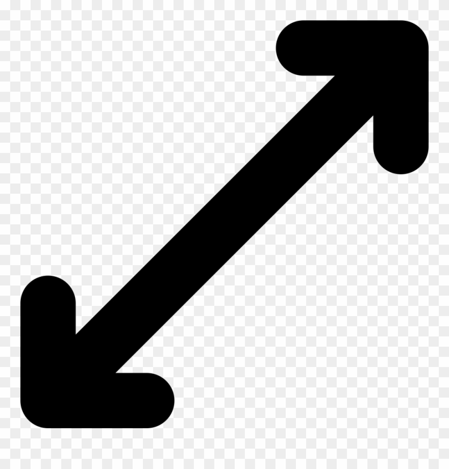 Double Straight Arrow Comments - Flecha Doble Direccion Png Clipart
