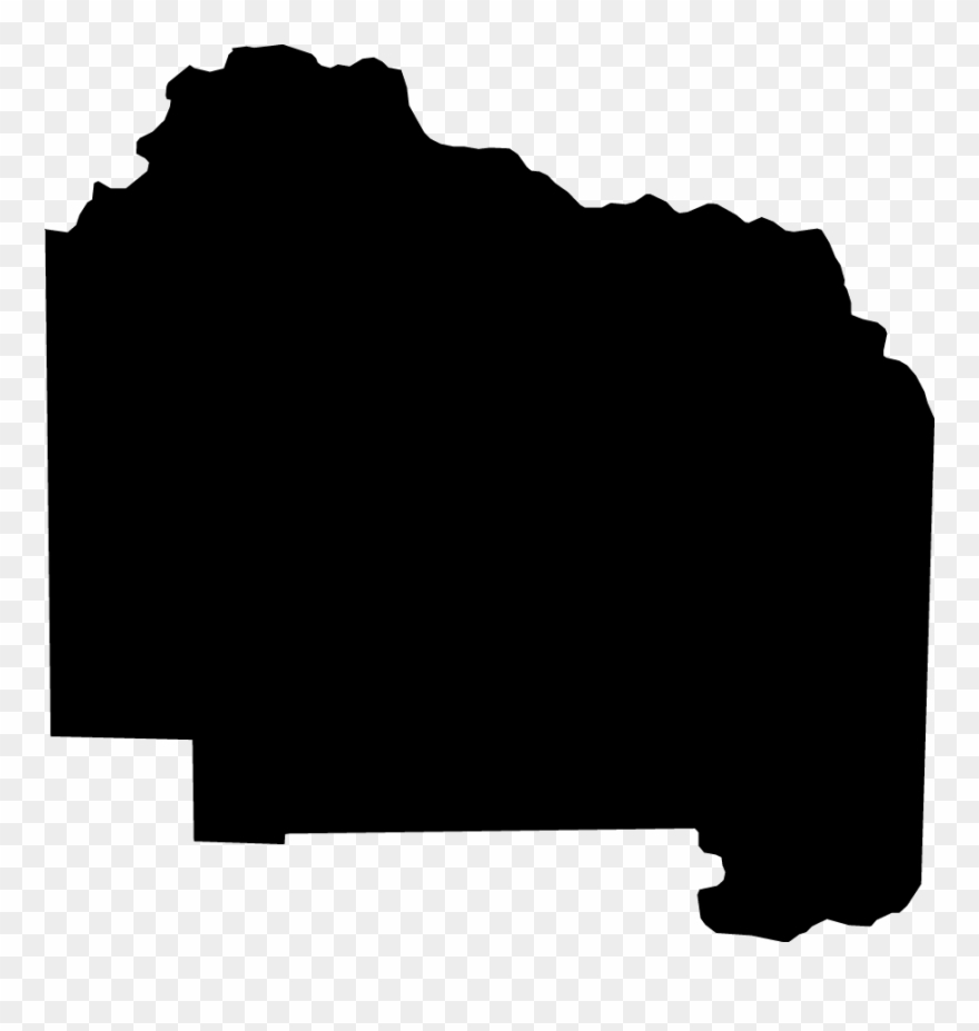 A Collection Of Simplified Outline Maps Of Alachua - Abstract Art Clipart