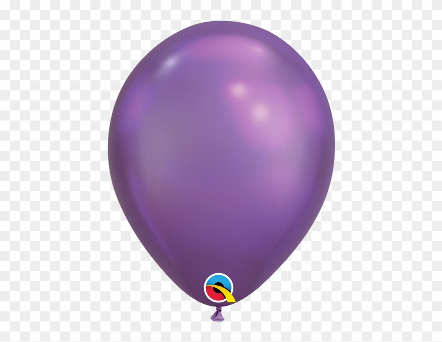 Chrome Purple 11" Latex Balloons - Qualatex Chrome Balloons Uk Clipart