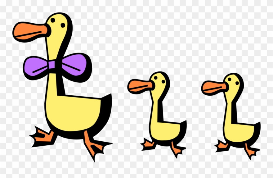Ducks Clipart Duck Waddle - Easter - Png Download