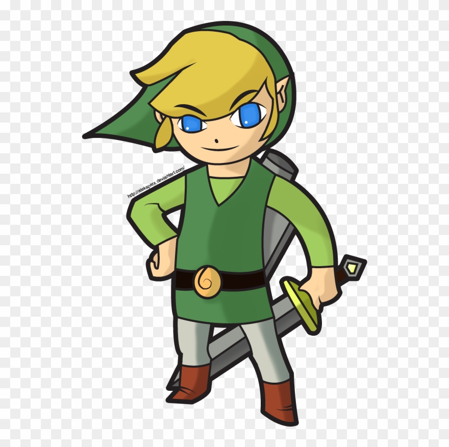 Clipart Link No Background Collection Transparent Circle - Toon Link No Background - Png Download