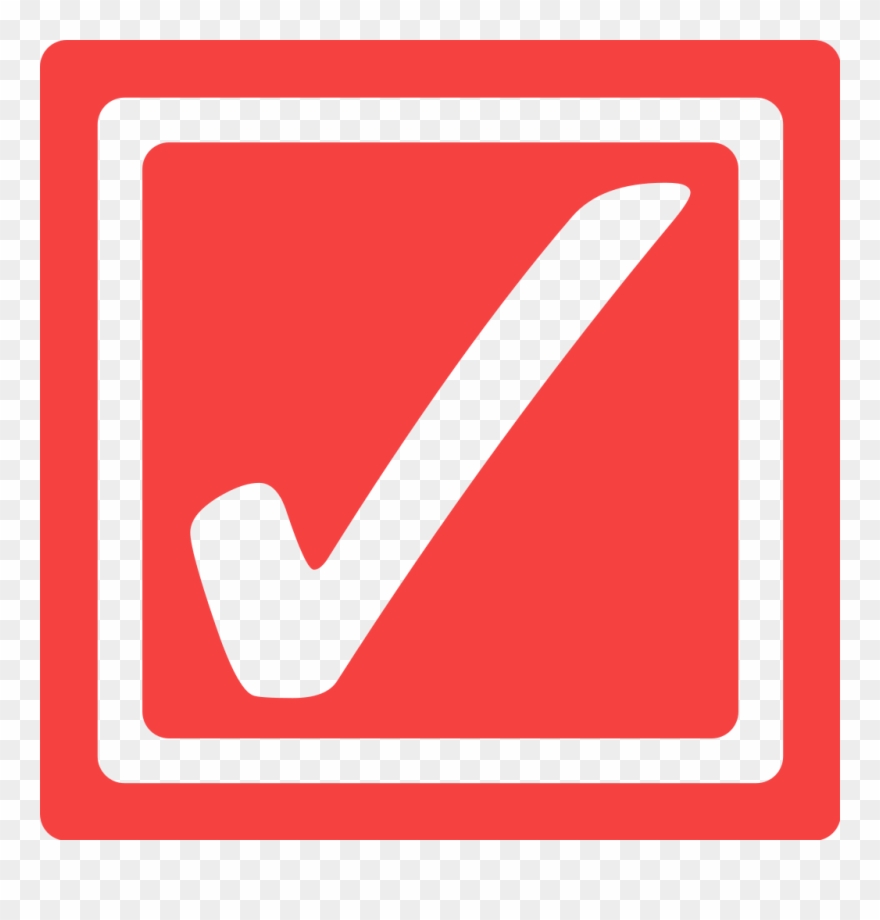Archivo - Red Checkbox-checked - Svg - Check Box Icon Red Clipart
