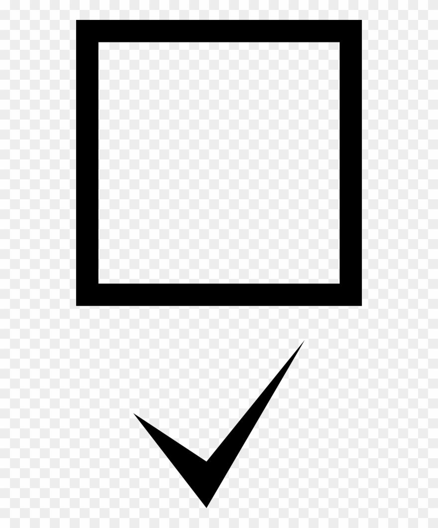 Checkbox Checked Comments - Triangle Clipart