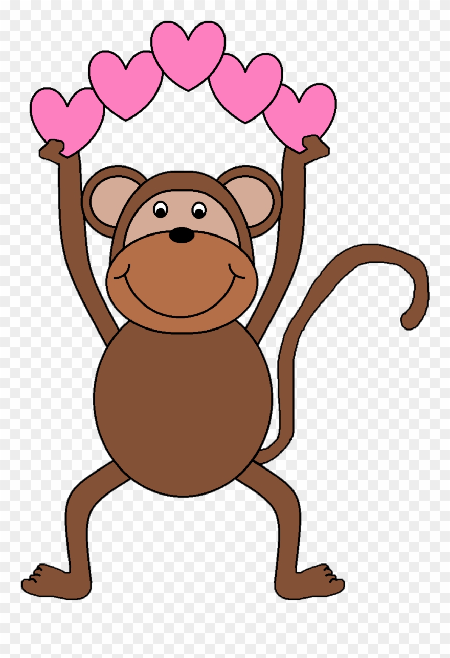 Banner Royalty Free Library Graphics By Ruth Valentine - Monkey Clip Art - Png Download