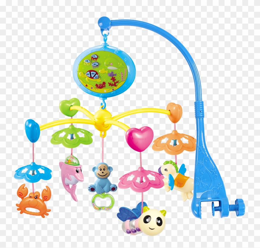 Children S Town Music Rotating Bed Bell - Rattle Clipart