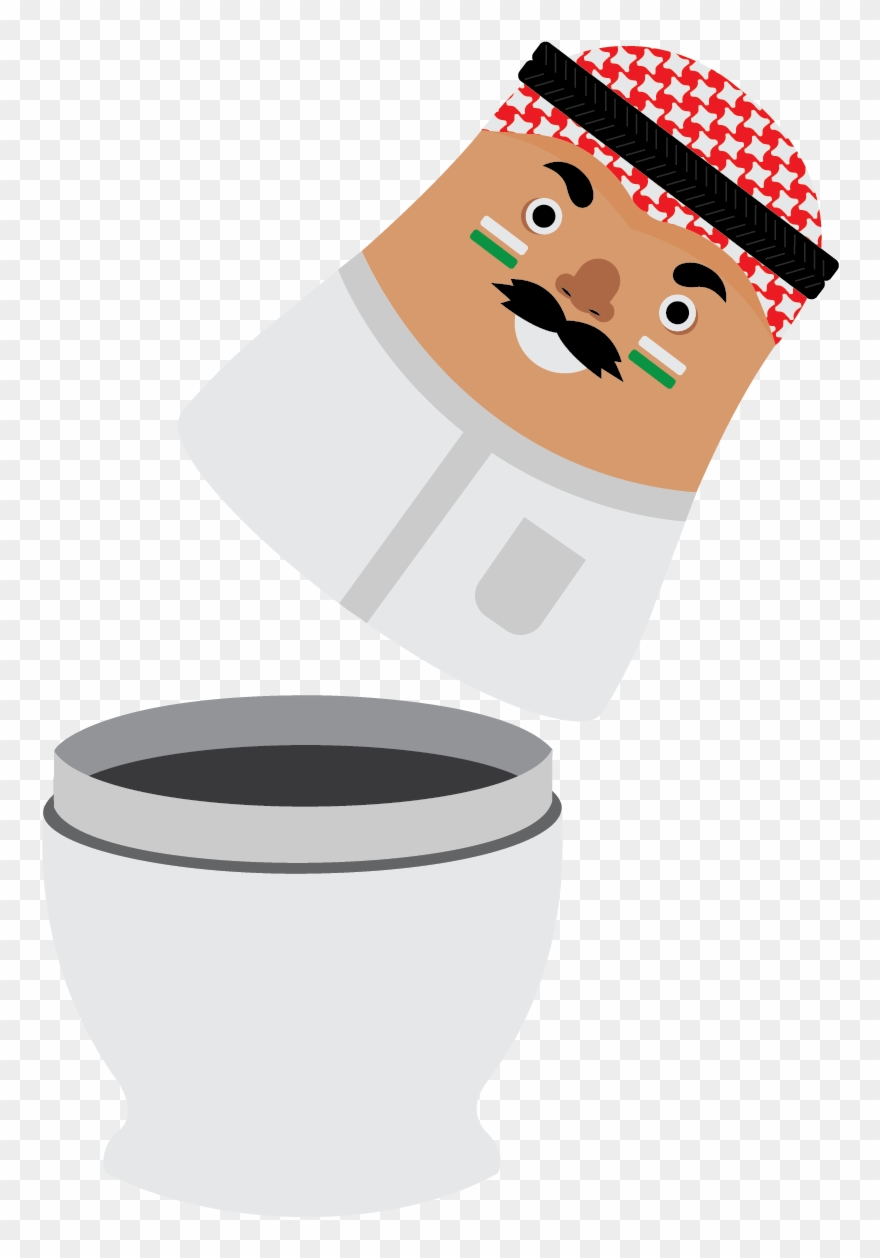 Man Wthout Cup-01 - Cartoon Clipart