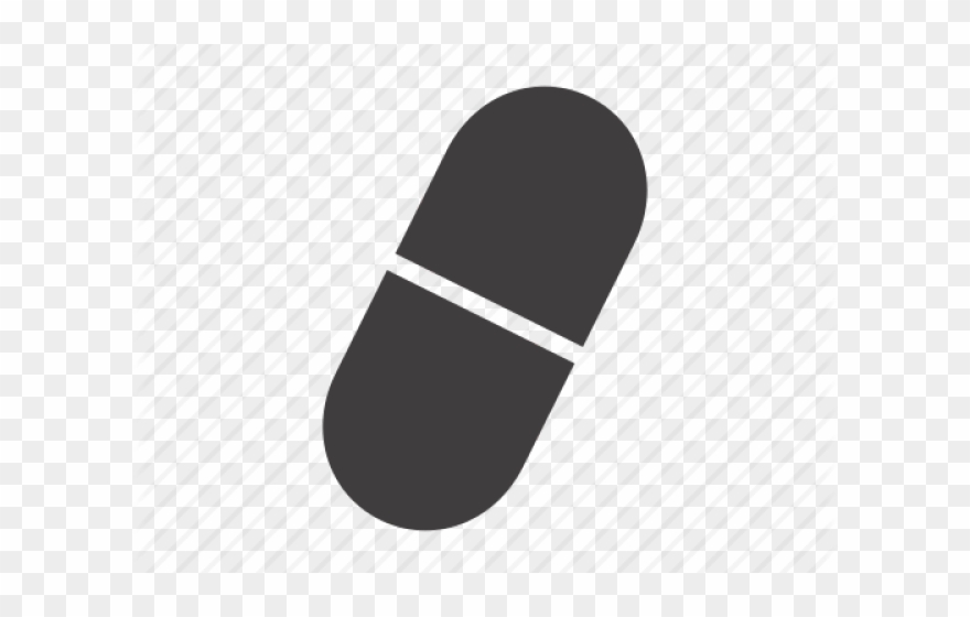 Pills Clipart Grey - Icon - Png Download