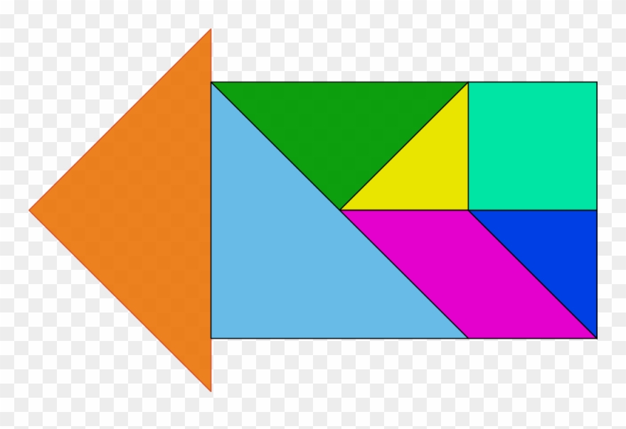 Free Tangram - Tangram Puzzles 5 Pieces Clipart