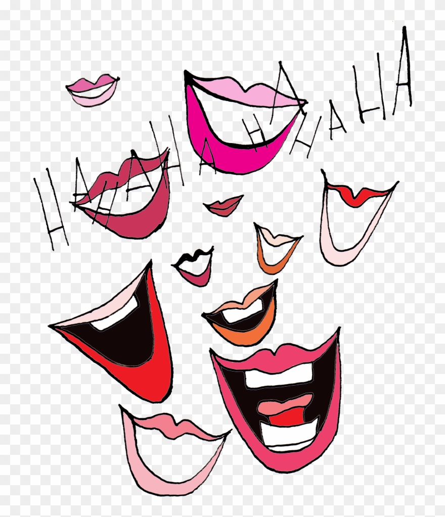 Not Worth The Crying - Laughing Mouths Clipart