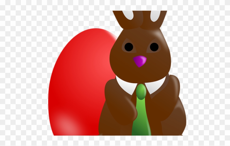 Hare Clipart Brown Easter Bunny - Easter - Png Download