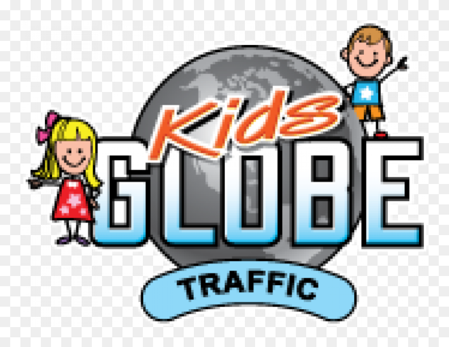 Kids Globe Traffic Politie Set Clipart