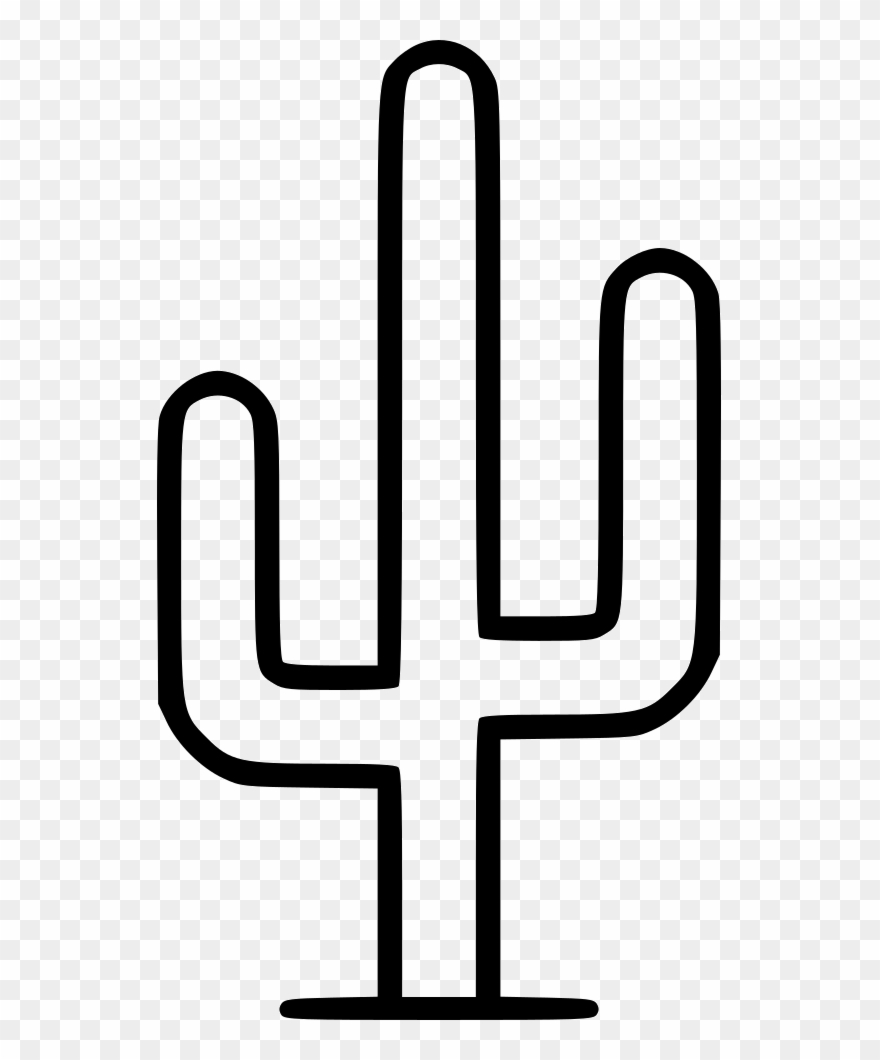 Desert Cactus Comments Clipart