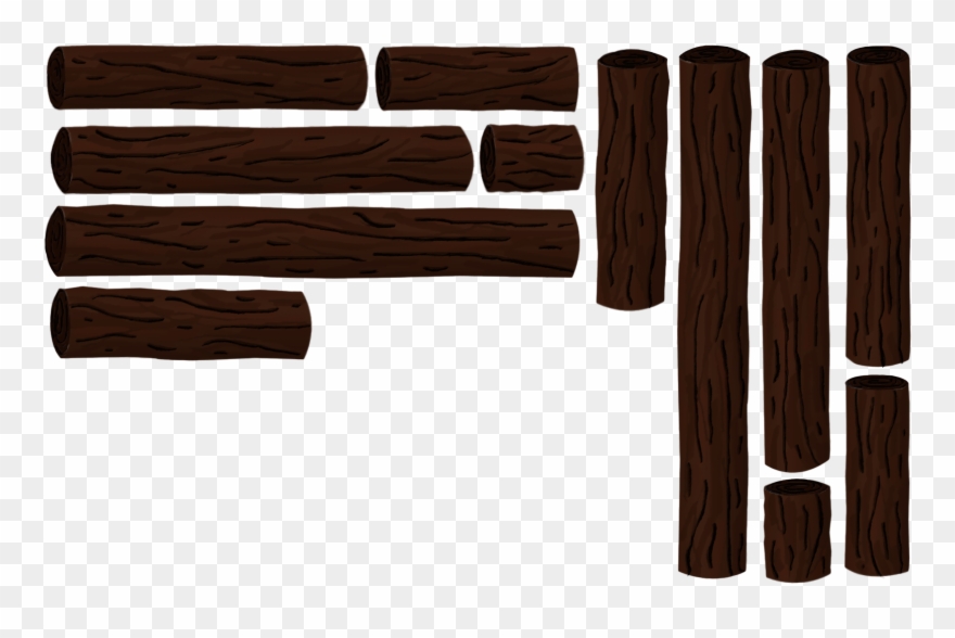 Log Platforms - Log Sprite Sheet Clipart