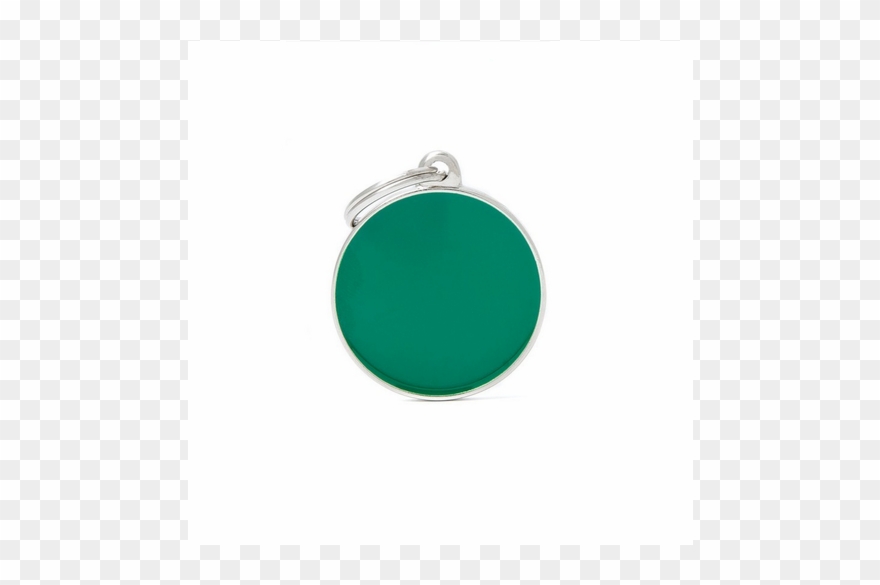 Známka Basic Hand Made - Kroužek Zeleny Clipart