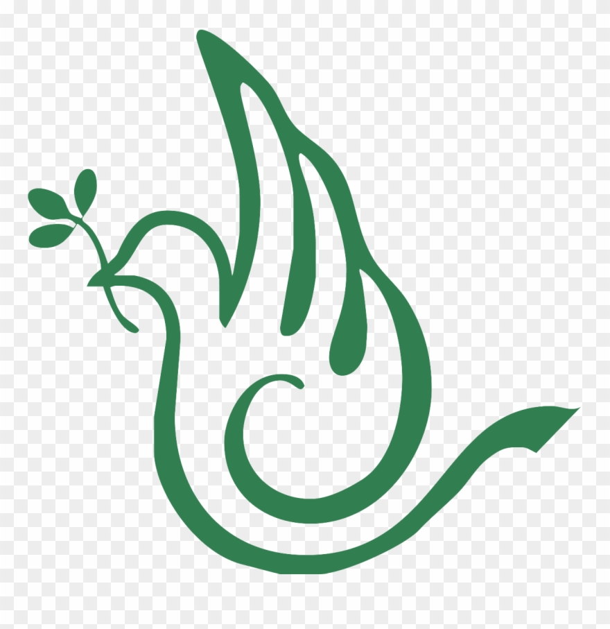 Peace Dove Clipart Logo - Green Dove Clip Art - Png Download