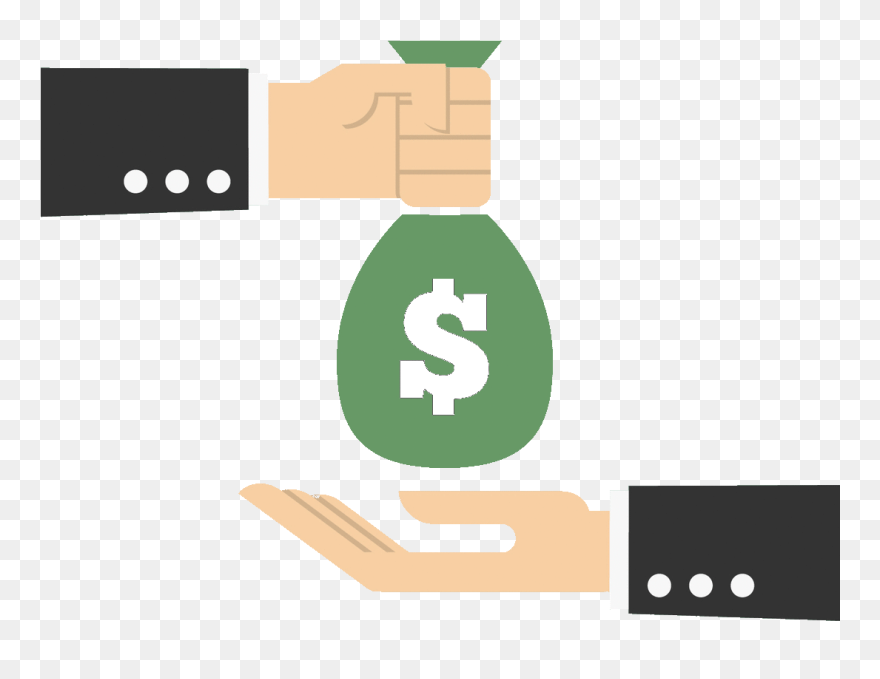 See Here Money Bag Clipart Black And White Money Bag - Vector Graphics - Png Download