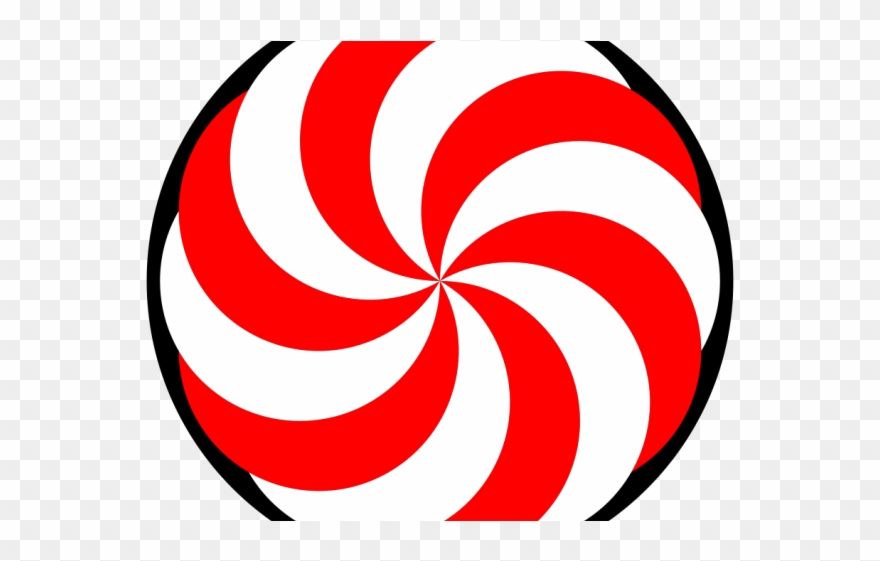 Candy Cane Clipart Small - Clip Art Peppermint Candy - Png Download