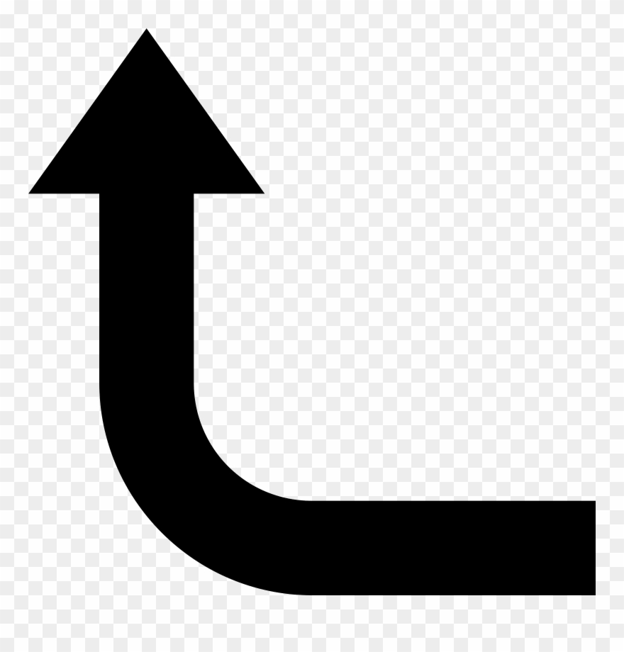 Arrow Up Icon - Left Up Arrow Symbol Clipart