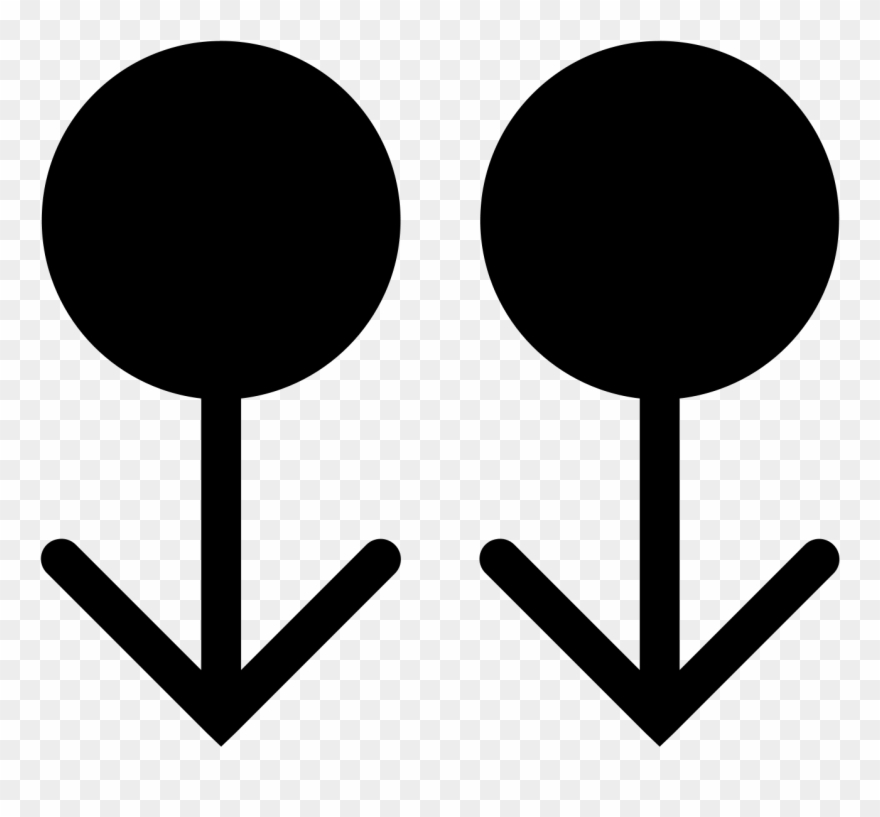 Двумя Пальцами Вниз Icon - Icon Clipart