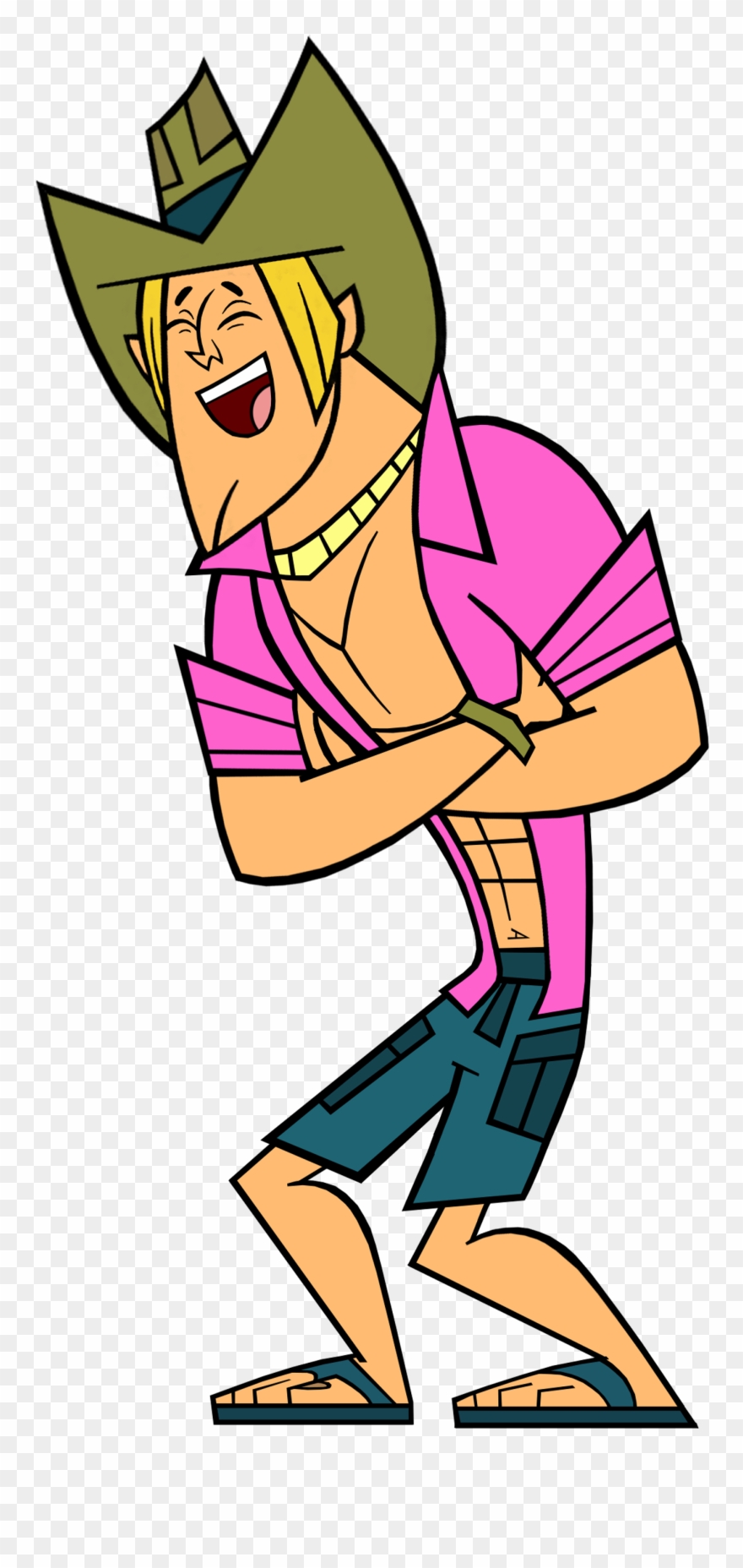 Laughing Geoff - Total Drama Island Geoff Clipart