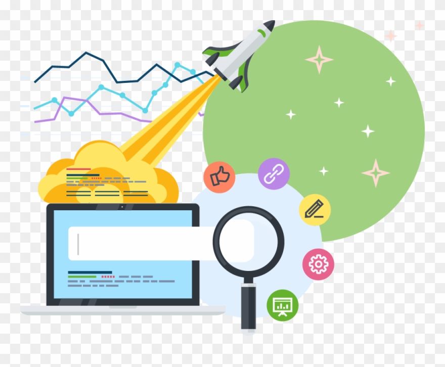 Digital Marketing Campaigns Graphic Illustration Featuring - Graphic Design Clipart