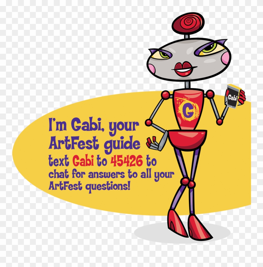 Afwebsite Gabi - Female Robot Clipart - Png Download
