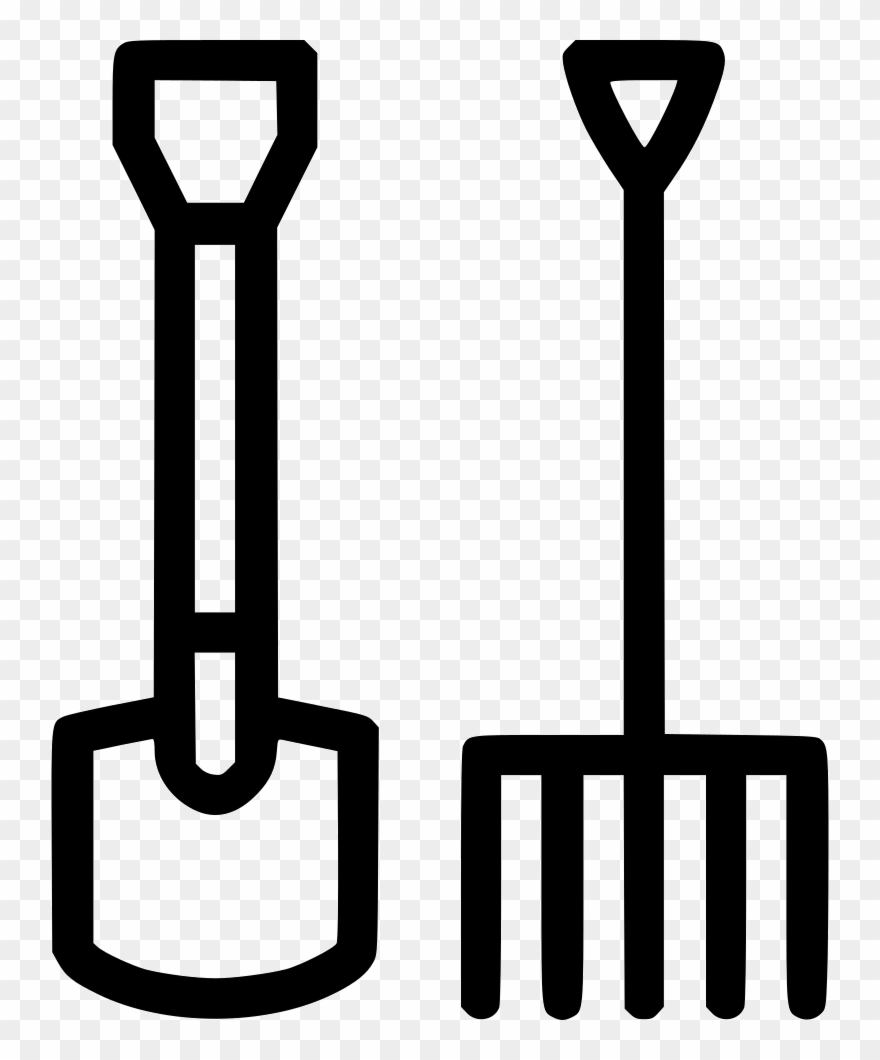 Clipart Royalty Free Shovel Agriculture Garden Tools - Garden Tool - Png Download