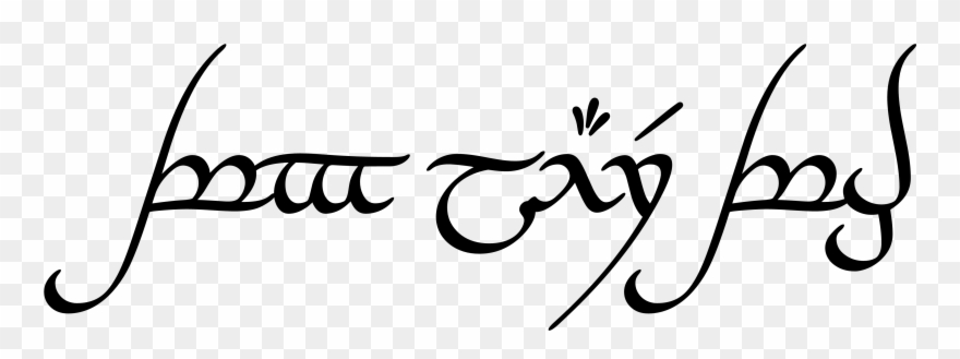 45 Lairc3ab 141 - Youll Never Walk Alone In Elvish Clipart