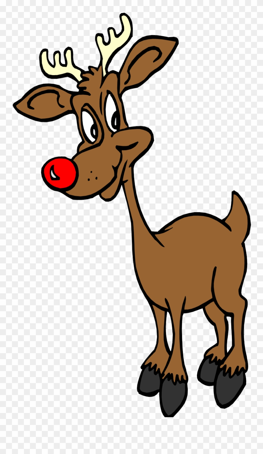 Rudolph The Red-nosed Reindeer - Rudolf El Petit Cervol Clipart