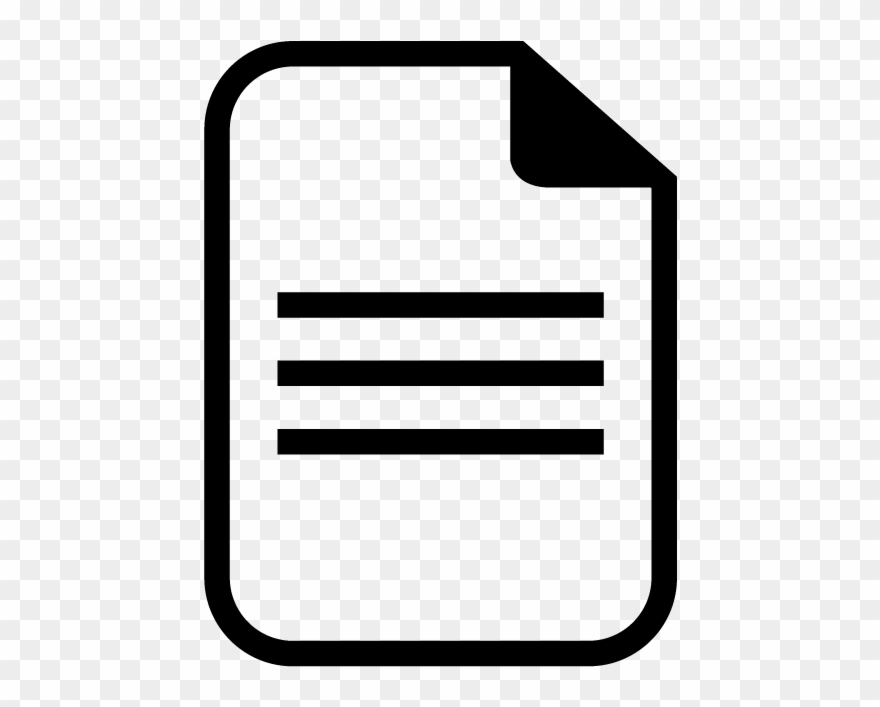 Notes Icon Black Png Clipart