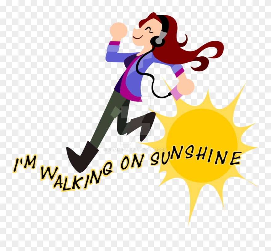 Charlie Bradbury I M On Sunshine By - Walking On Sunshine Clipart - Png Download