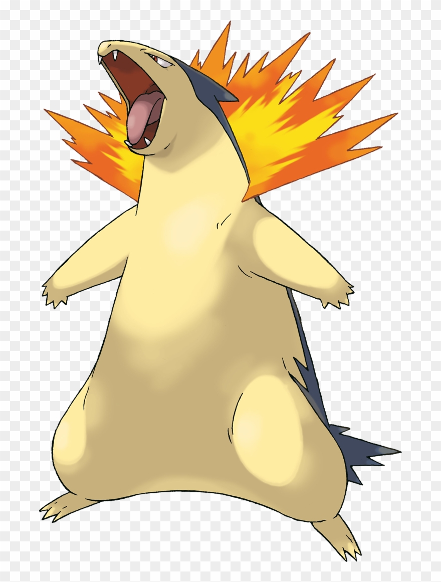 It Attacks Using Blasts Of Fire - Pokemon Typhlosion Clipart