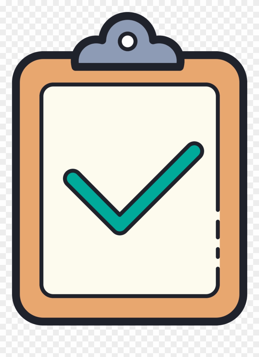 This Is An Image Of A Clipboard - Sign - Png Download