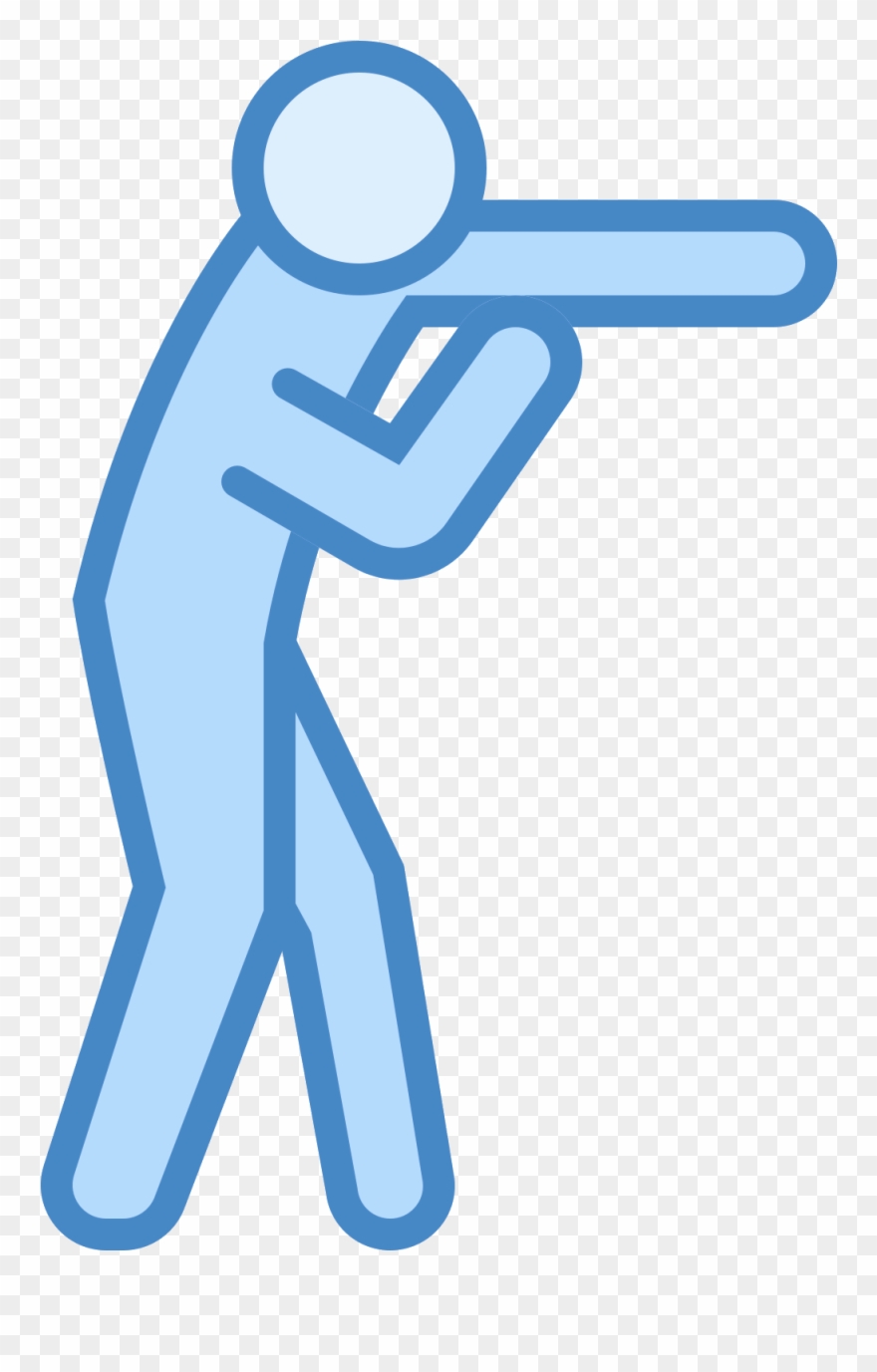 The Icon Is A Simplified Depiction Of A Humanoid Figure, - Бокс Png Вектор Clipart