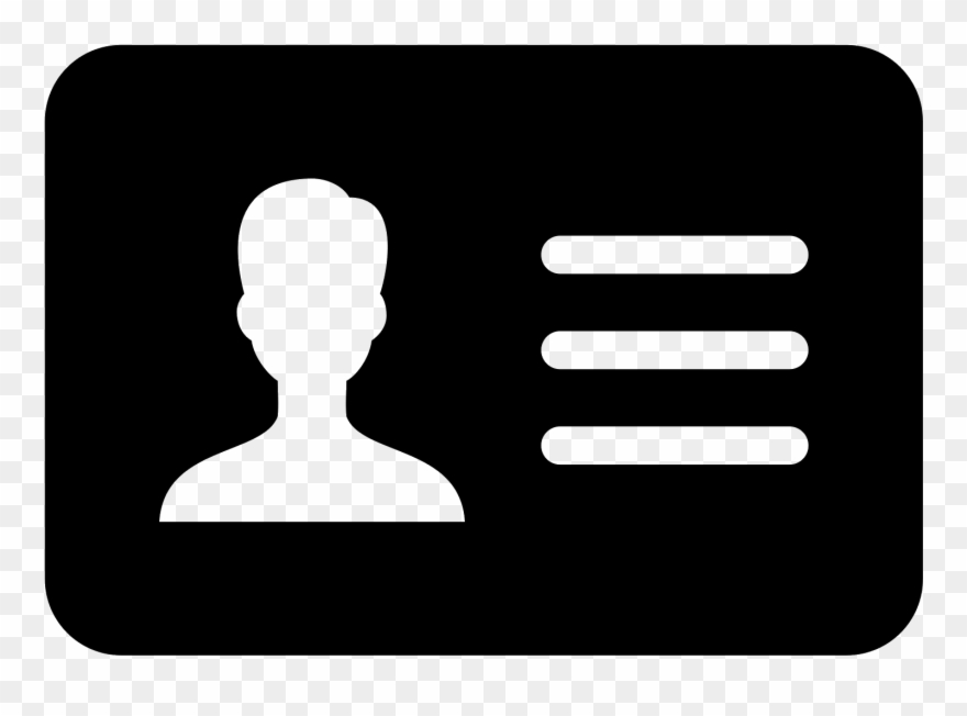 Identification Documents Filled Icon - Id Icon Png White Clipart