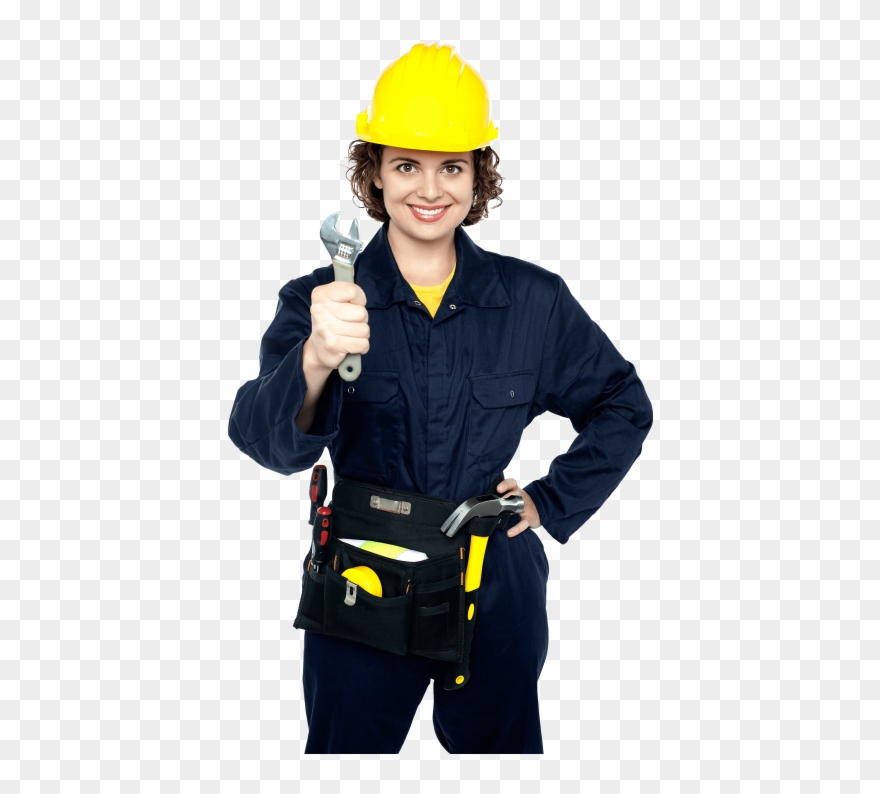 Free Png Women Worker Png Images Transparent - Construction Worker Women Clipart